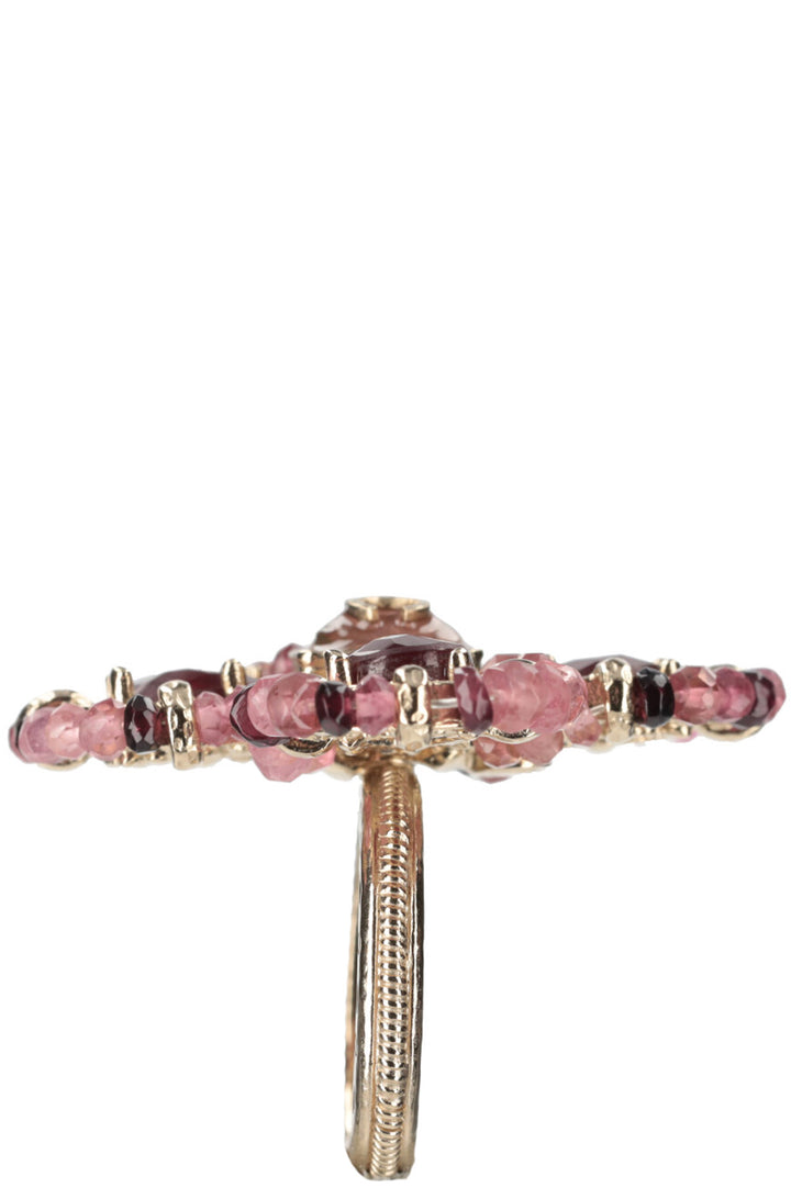 CHANEL Stones Ring Pink