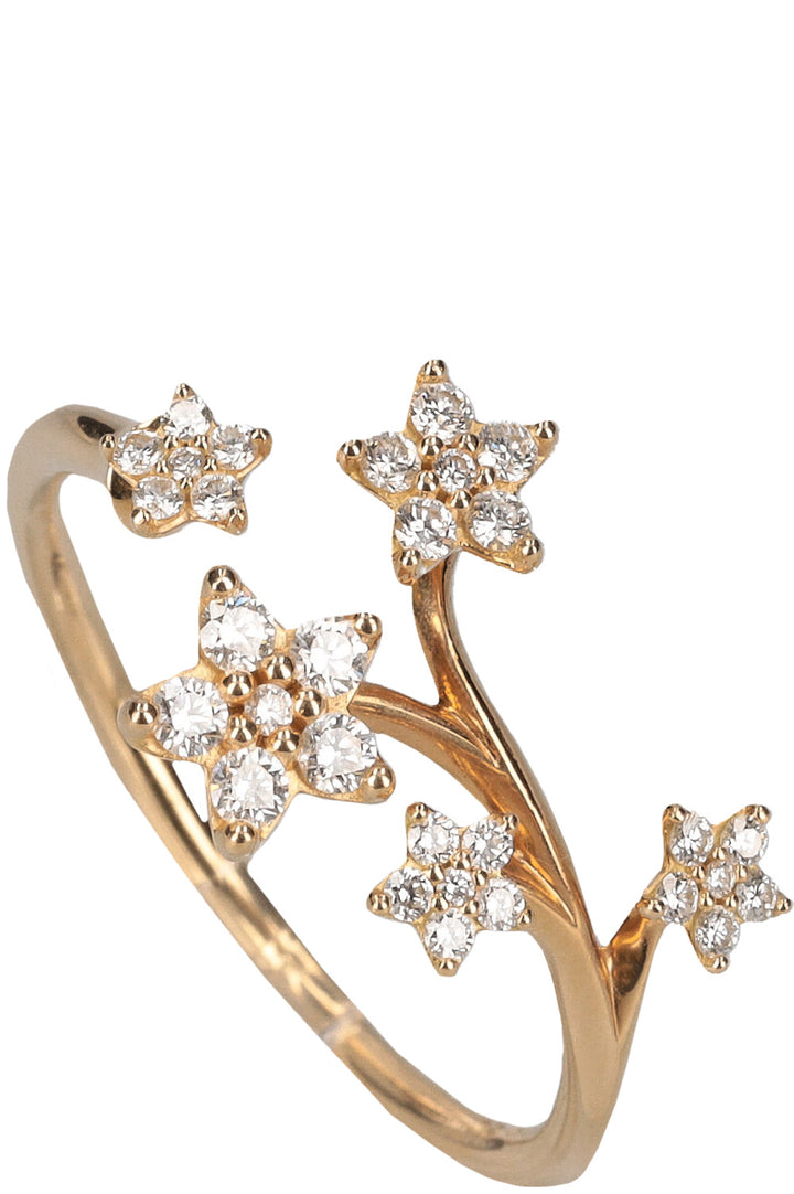 OLE LYNGGAARD Shooting Stars Ring 18 Karat Gold