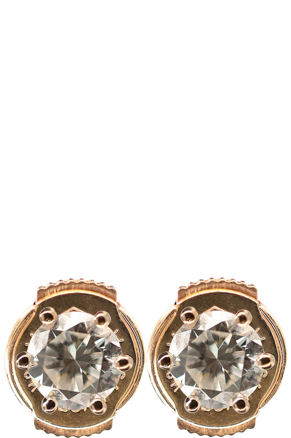PÉCLARD Brilliant Studs Rose Gold
