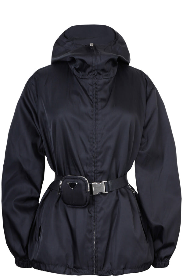 PRADA Veste en nylon Noir