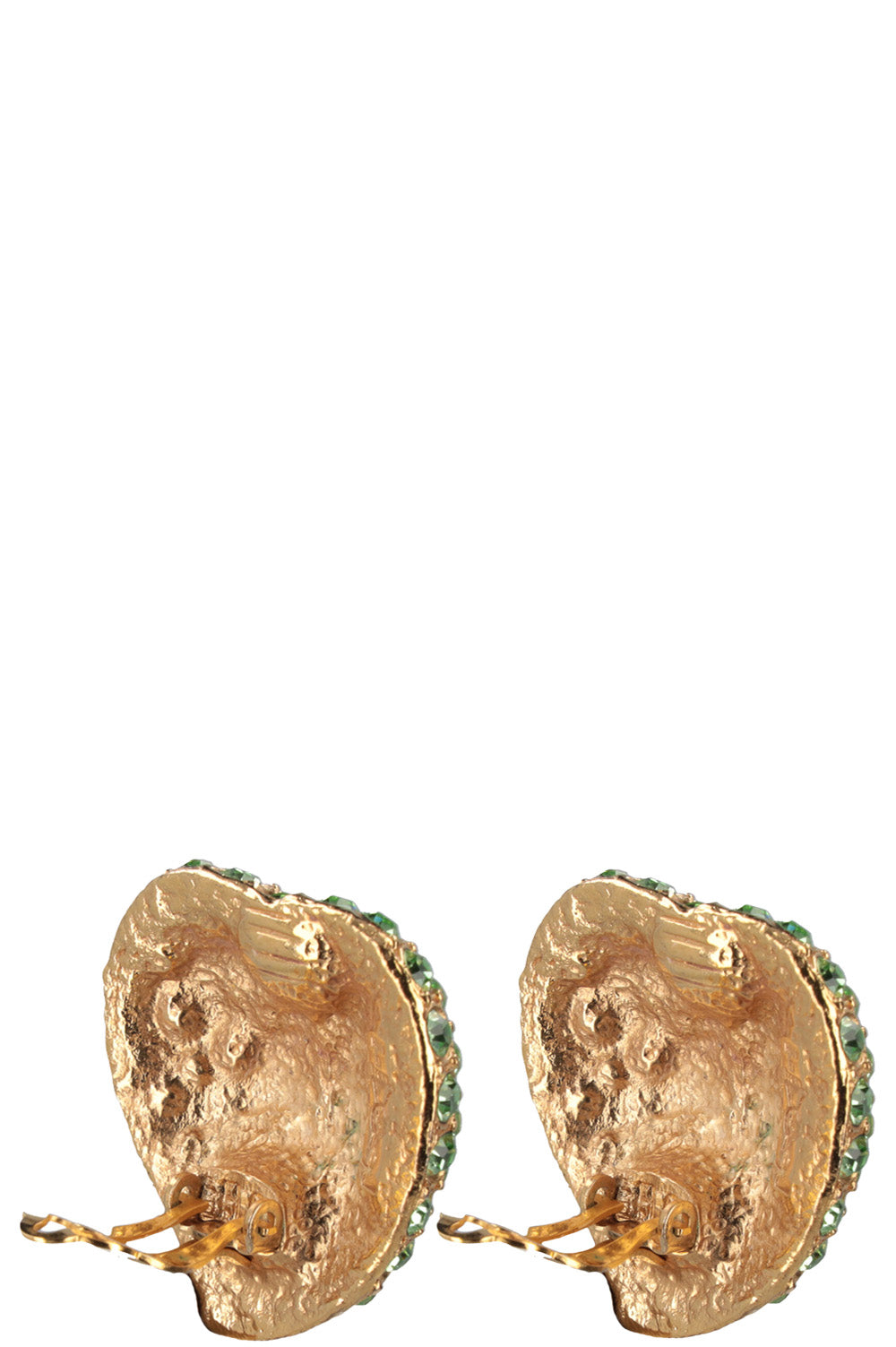 Boucles D'oreilles Clips Vintage YSL En Or - Style Rétro Yves Saint Laurent