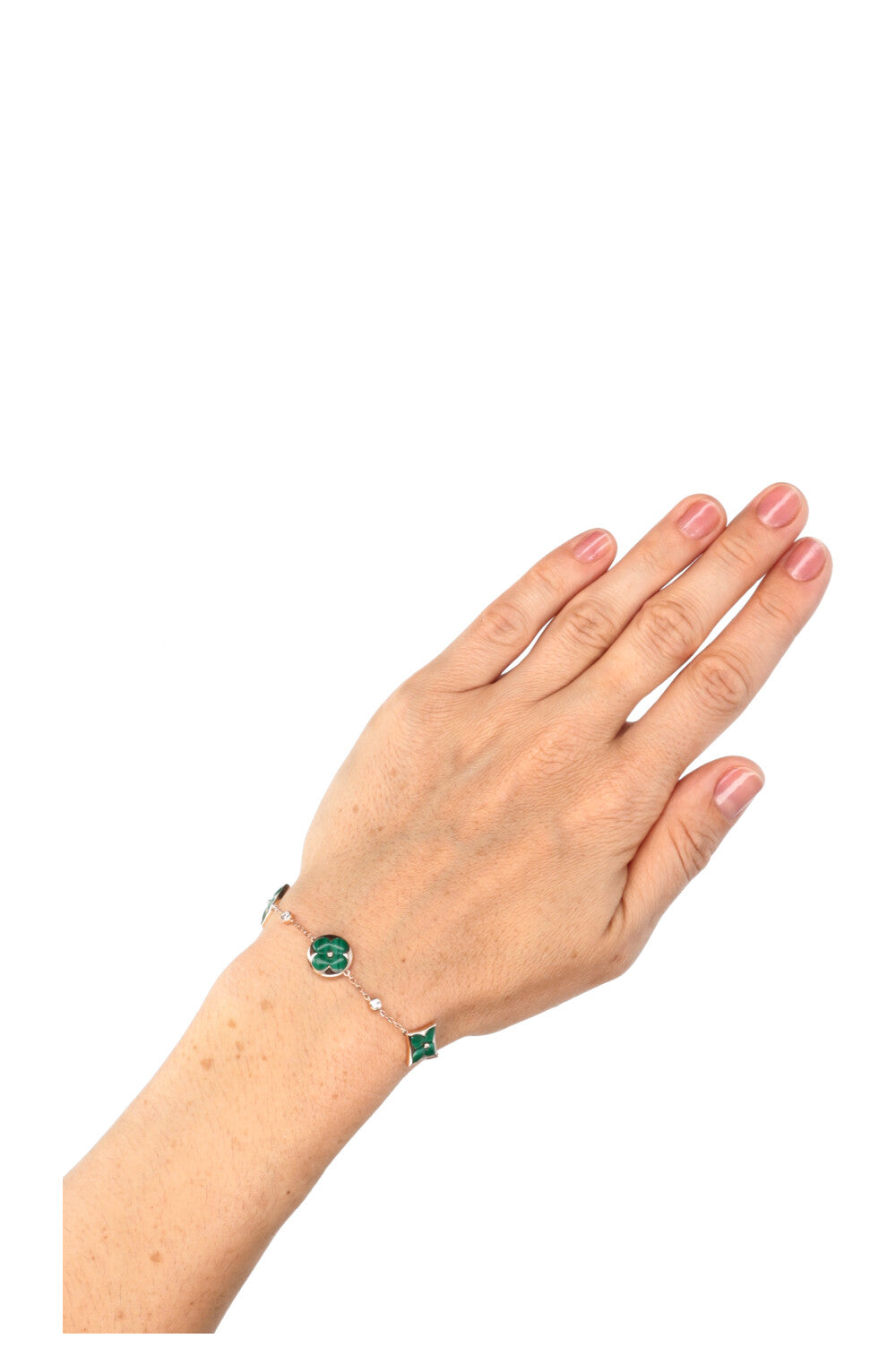 LOUIS VUITTON Colour Blossom BB Multi Motifs Bracelet Malachite