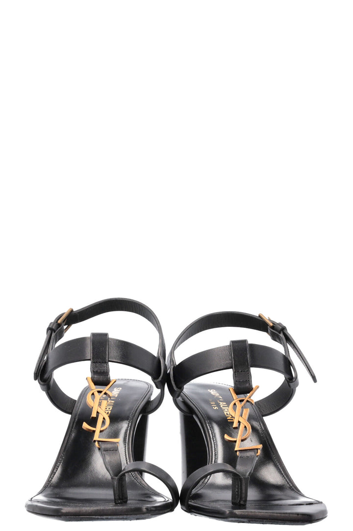 SAINT LAURENT Cassandra Sandals with Logo