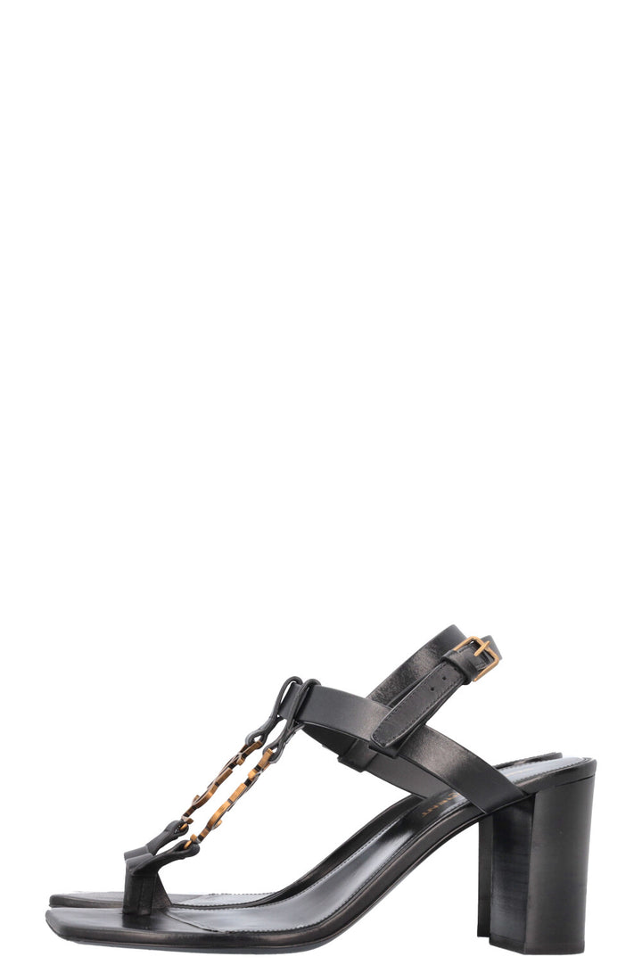 SAINT LAURENT Cassandra Sandals with Logo