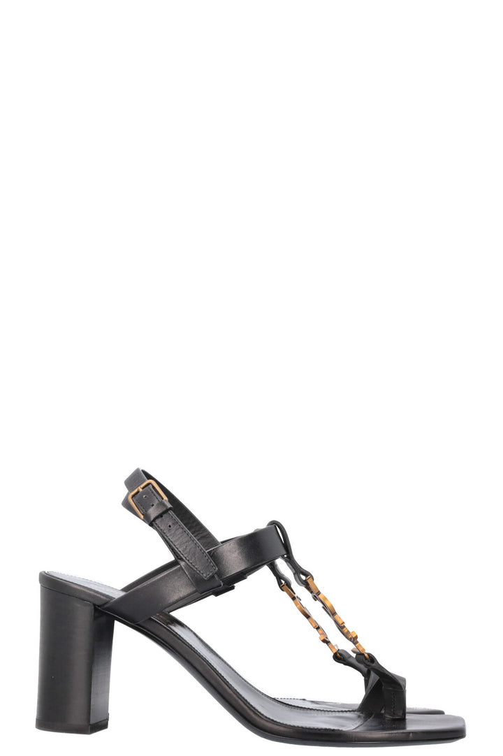 SAINT LAURENT Cassandra Sandals with Logo