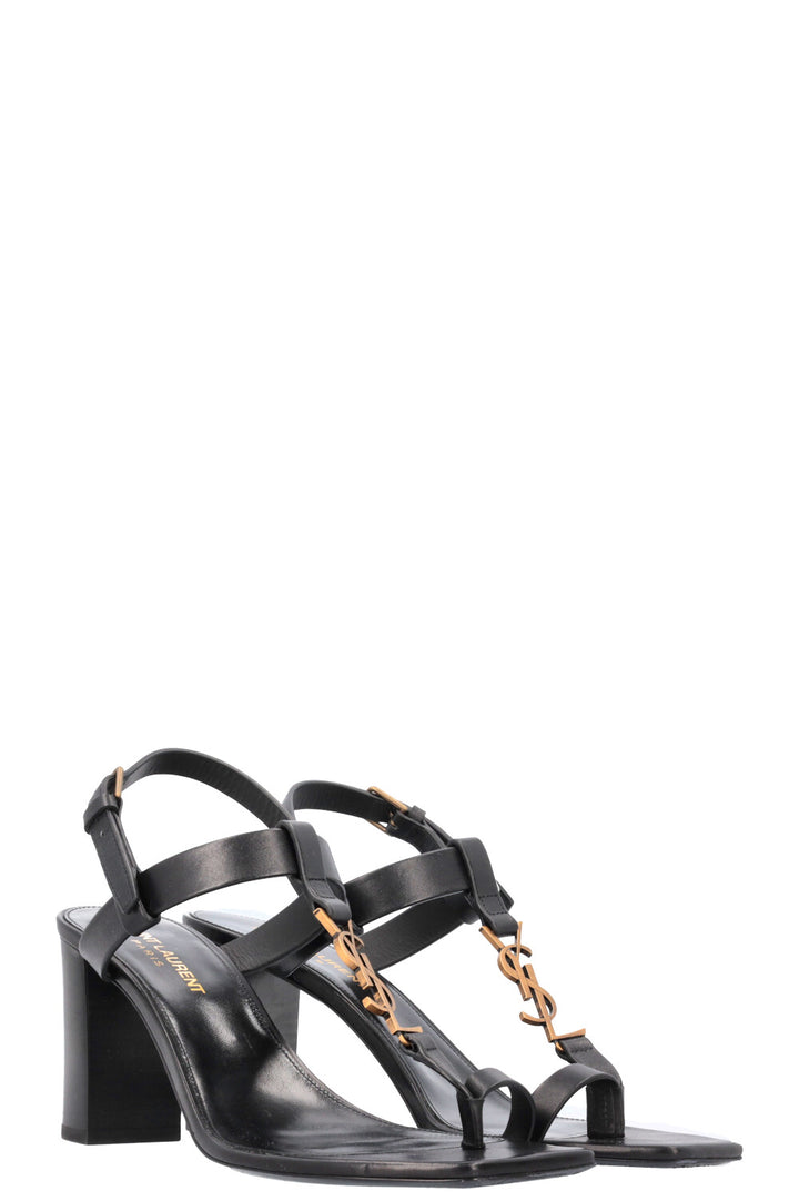 SAINT LAURENT Cassandra Sandals with Logo