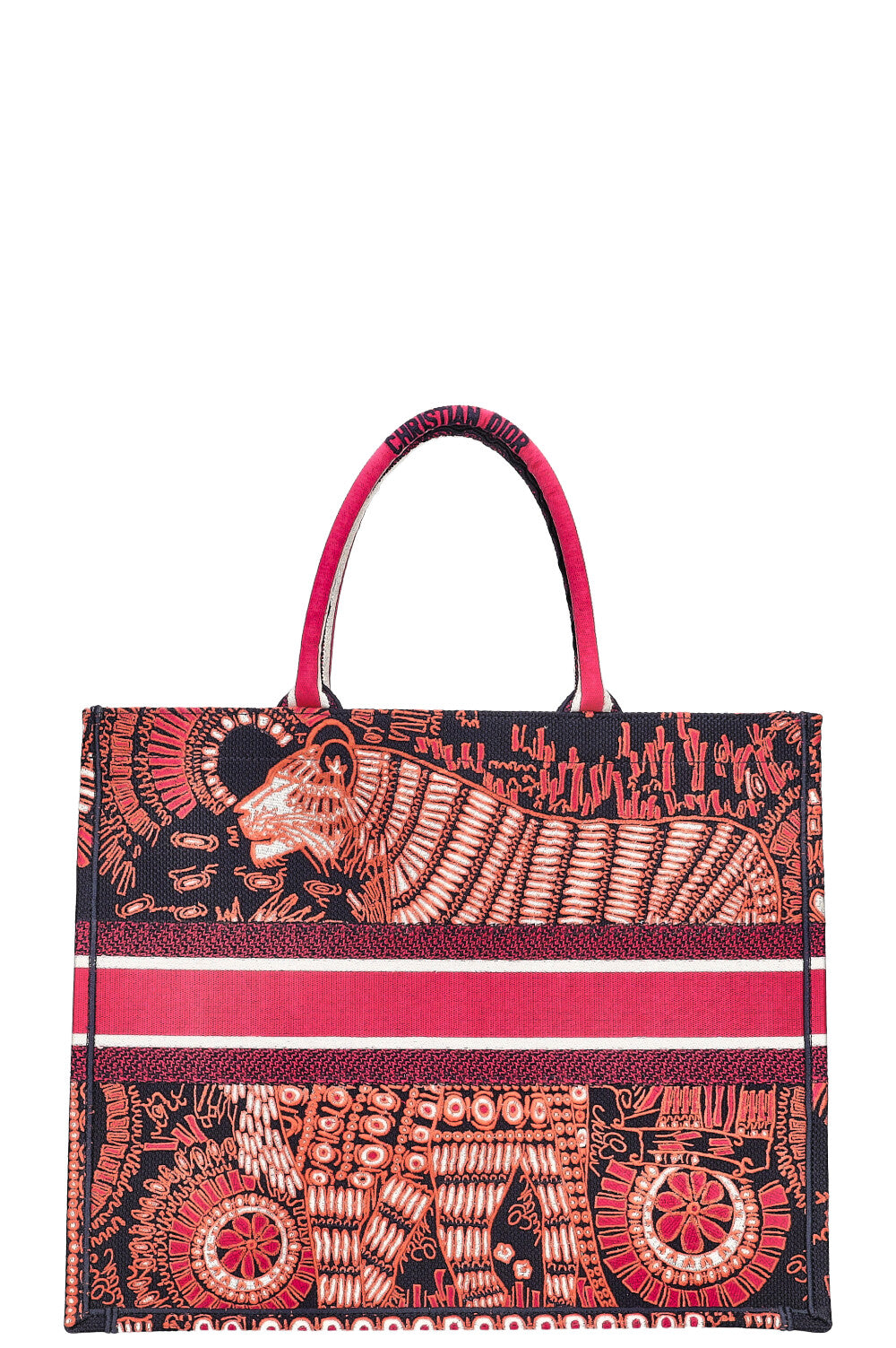 CHRISTIAN DIOR Book Tote Large Tiger Pink – REAWAKE