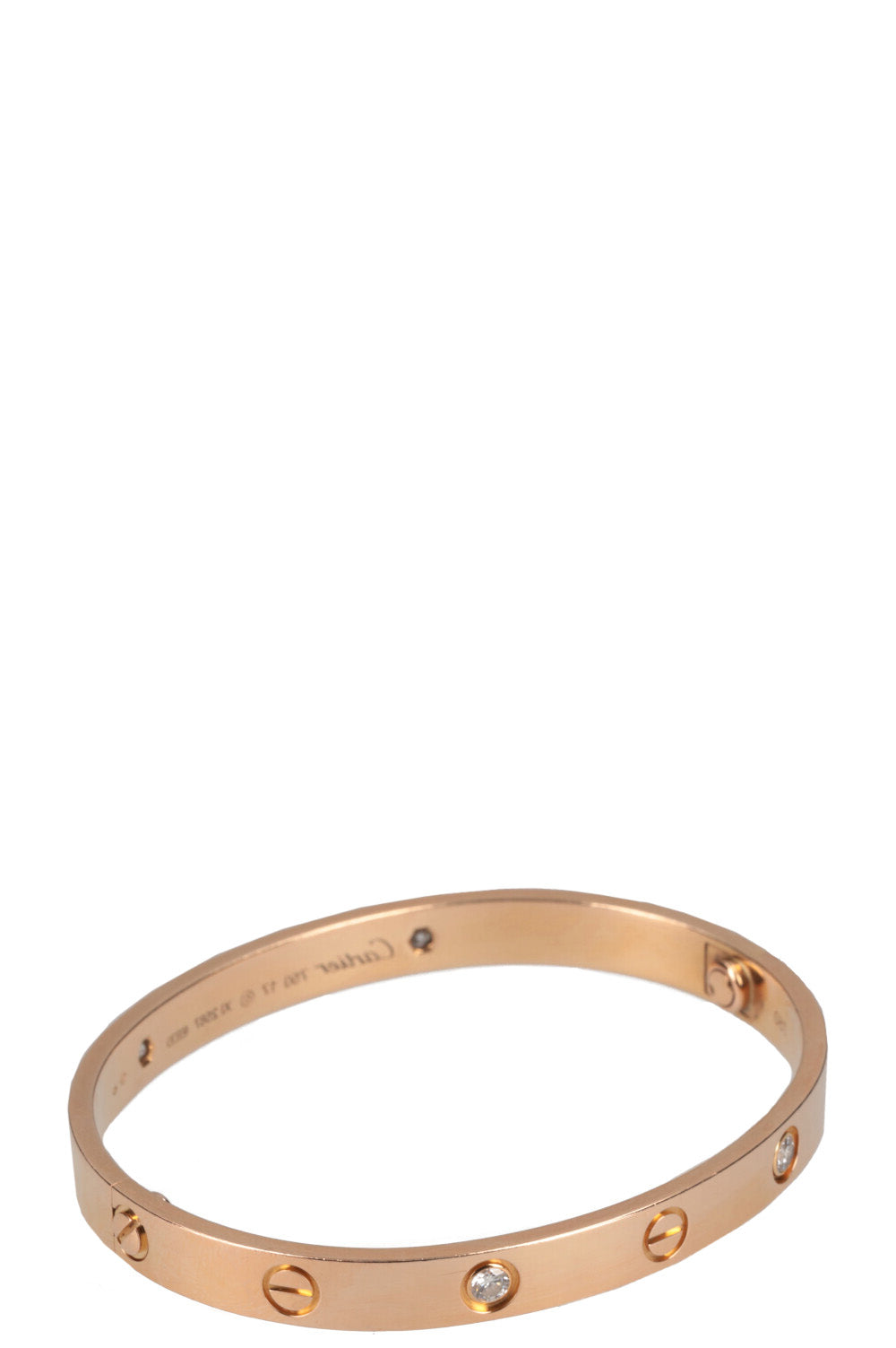 CARTIER Love Bracelet Rosegold Diamonds REAWAKE