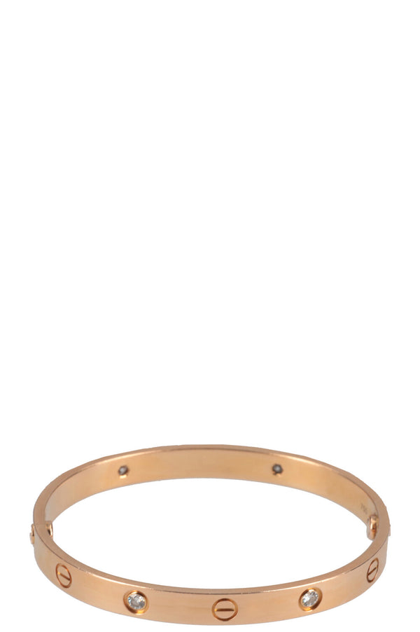 CARTIER Bracelet Love Or Rose Diamants