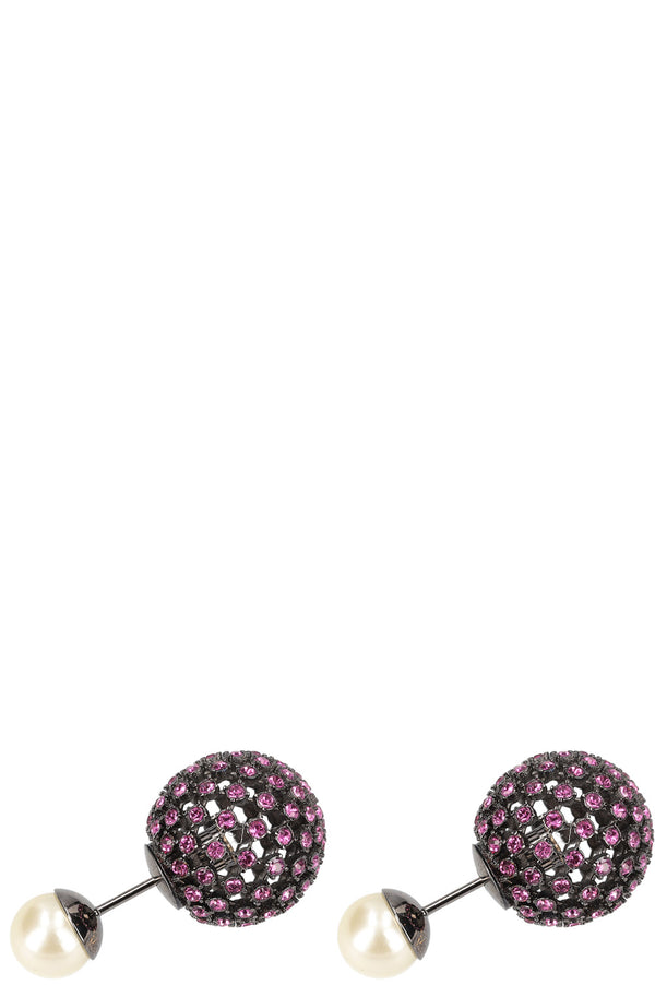 CHRISTIAN DIOR Tribales Earrings Crystal