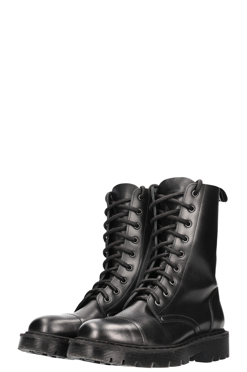 VETEMENTS Lace Up Boots Black