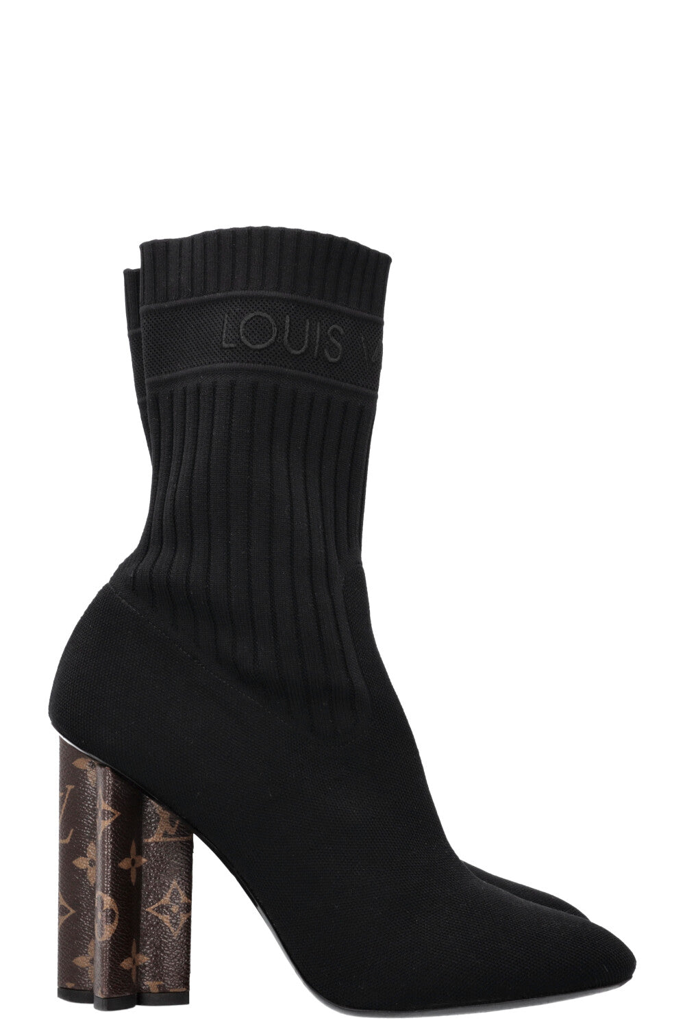 LOUIS VUITTON Silhouette Ankel Boot Black