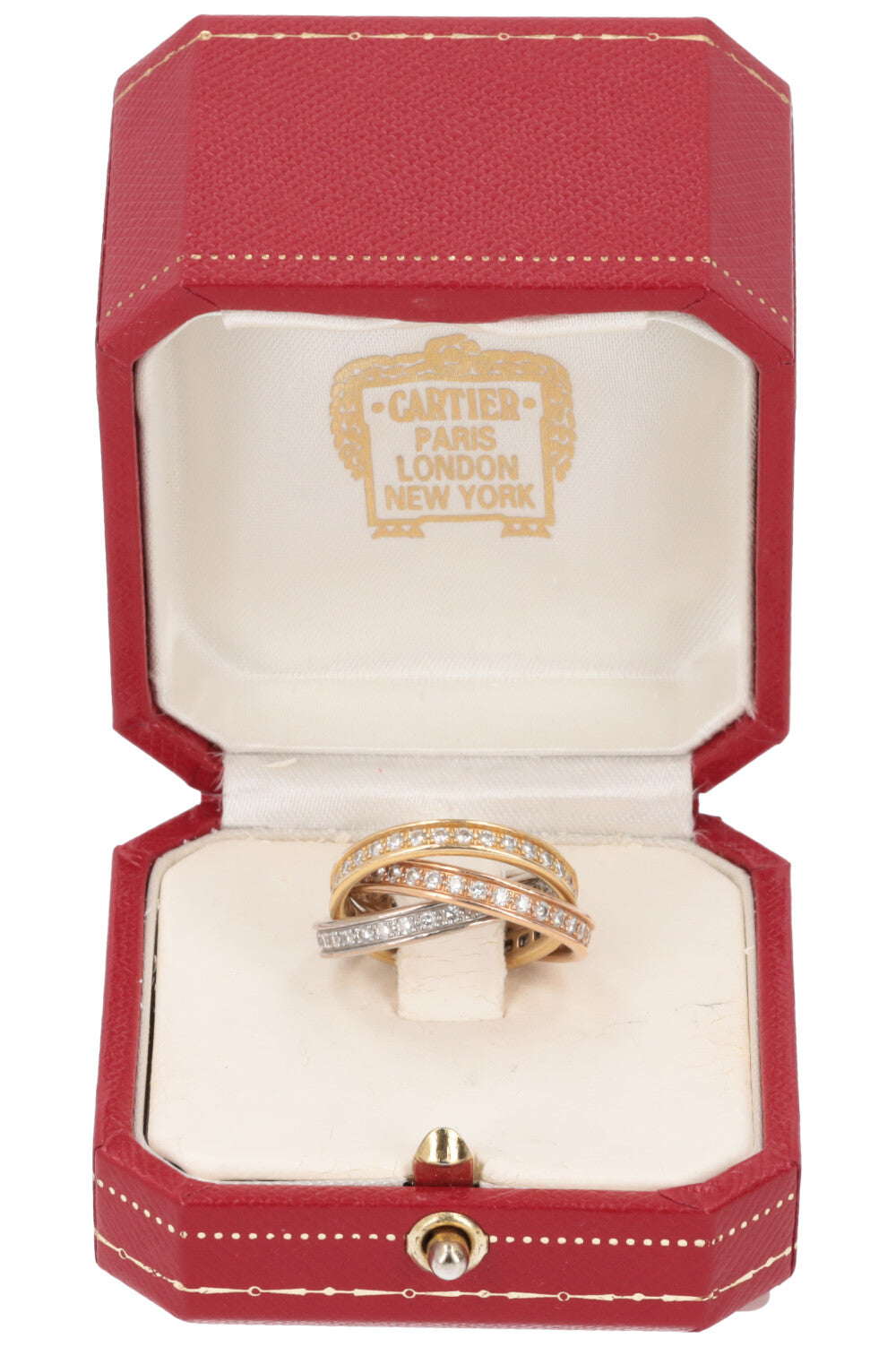 CARTIER Vintage Trinity Ring Diamonds