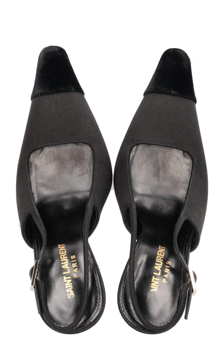 SAINT LAURENT Escarpins Ines Slingback Noir