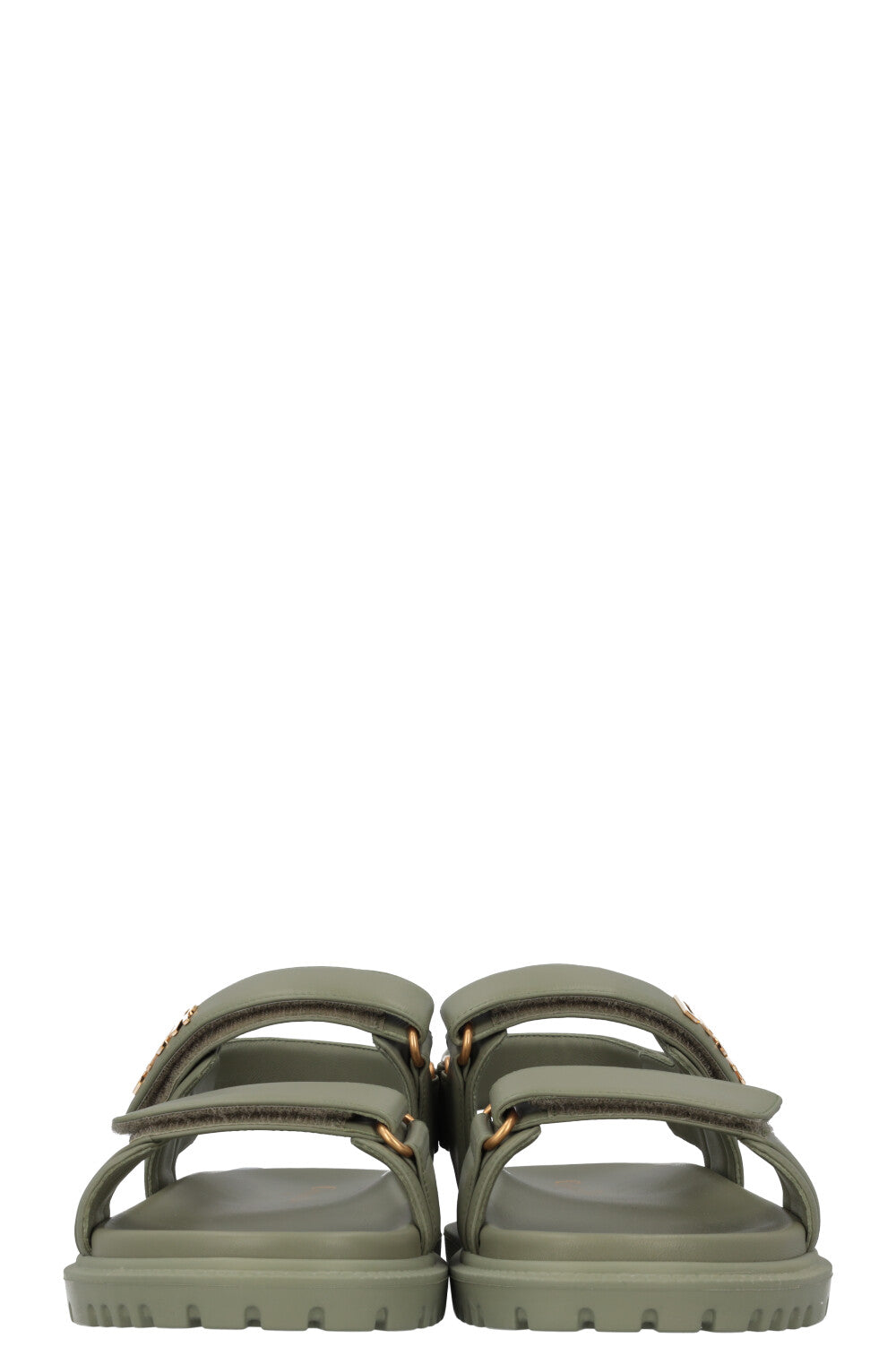 CHRISTIAN DIOR Dioract Sandals Pastel Peyote Green