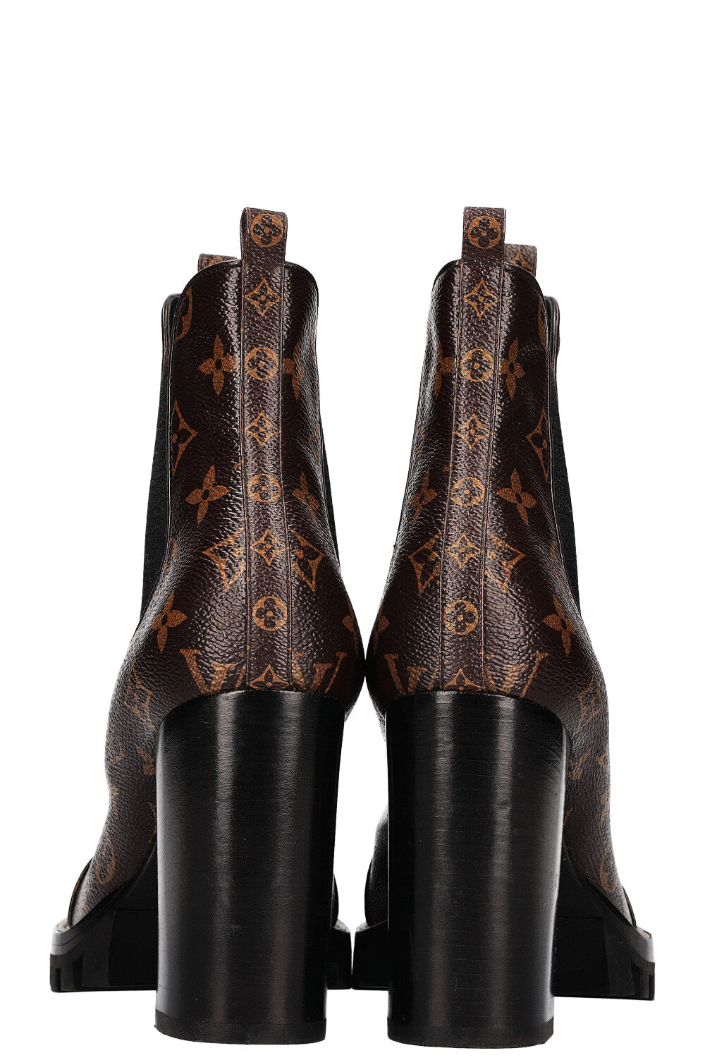 LOUIS VUITTON Star Trail Boots MNG Canvas