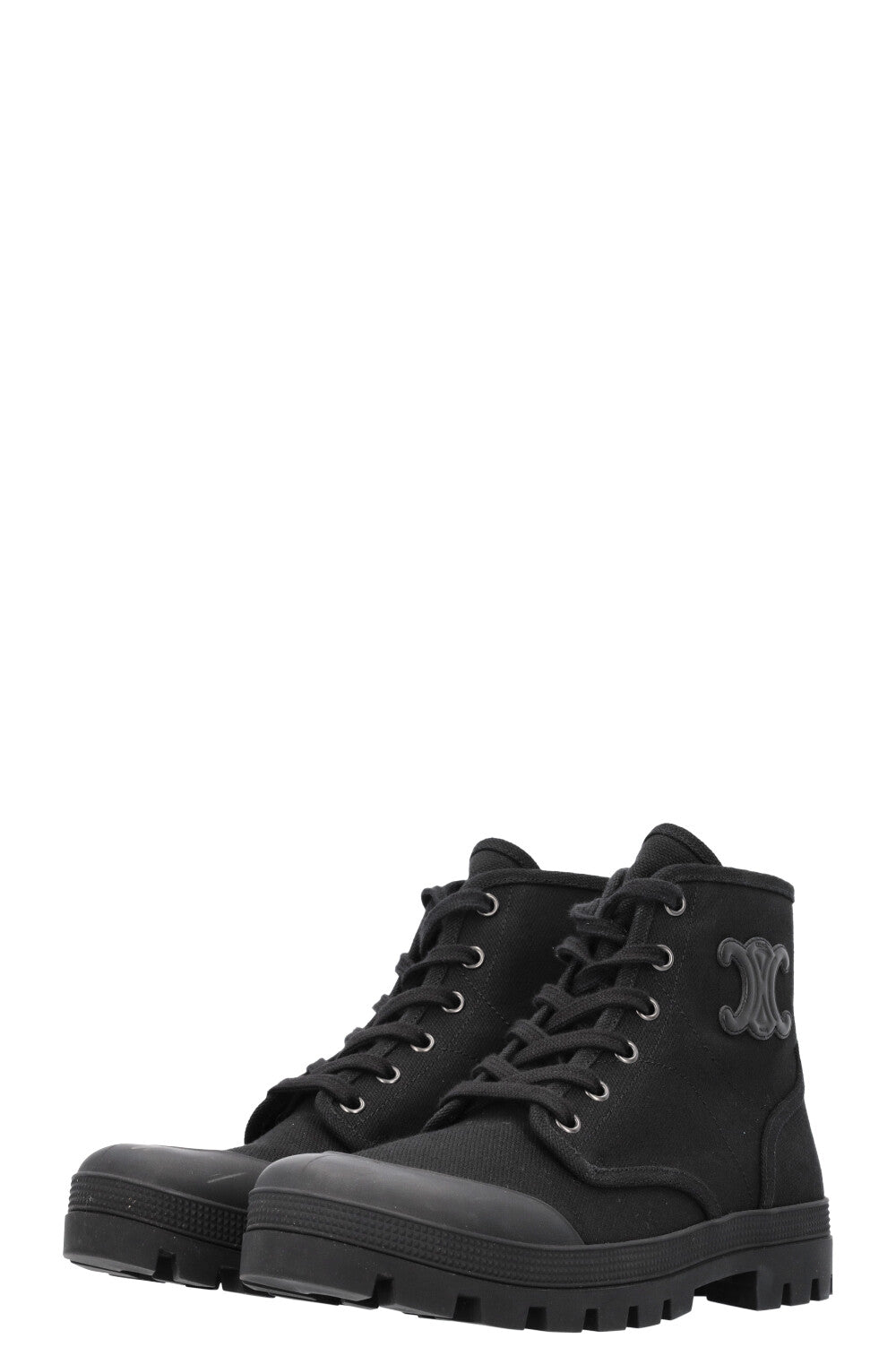 CELINE Patapans Boots Black