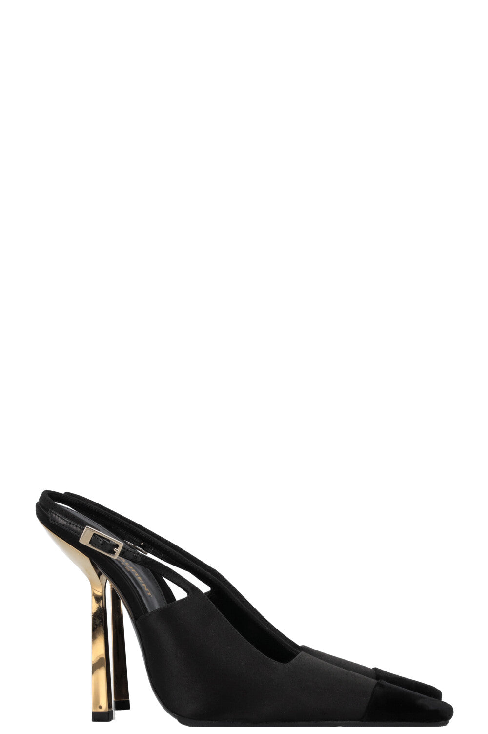 SAINT LAURENT Ines Slingback Heels Black