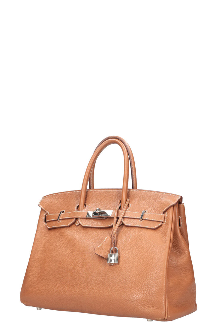 HERMÈS Birkin 35 Clemence Gold