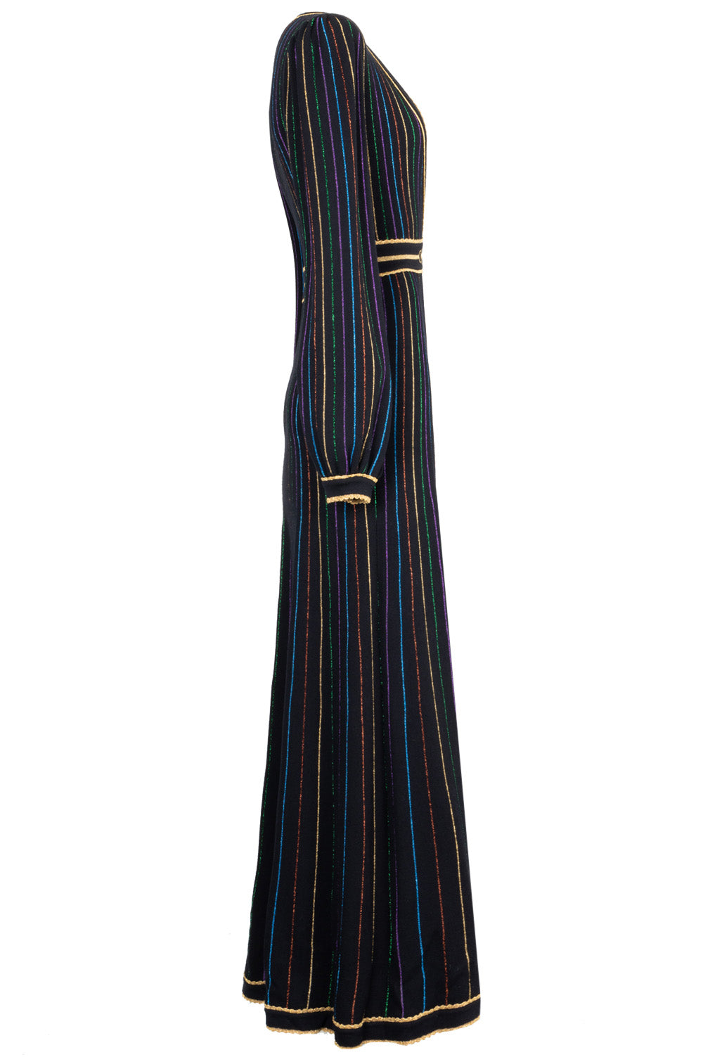long black dress with scarf Architectural Corset Silk Velvet Gown With Scarf & Gloves main image 0