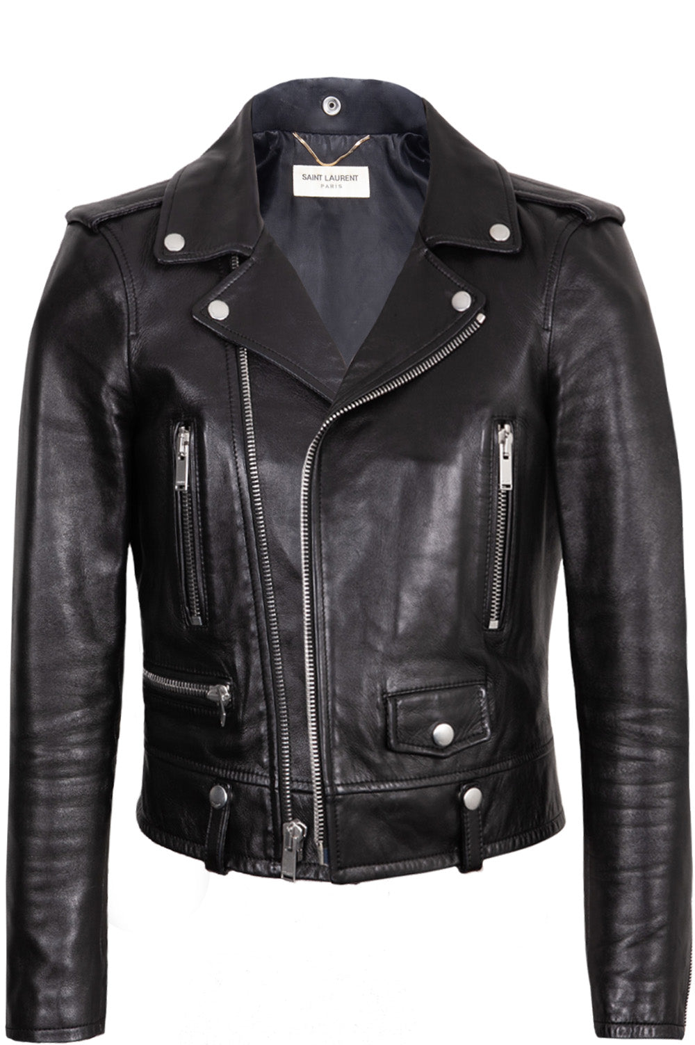 SAINT LAURENT Biker Jacket Black