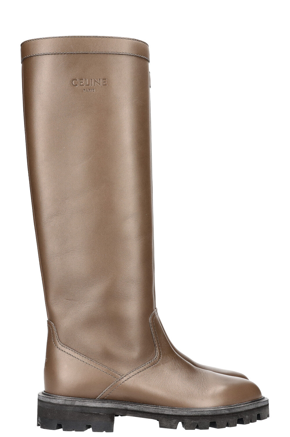 CELINE Riding Boots Khaki