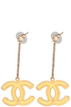 CHANEL CC Earrings Gold