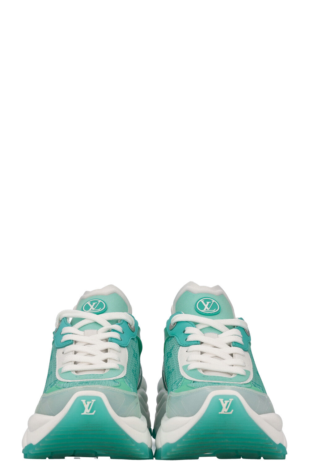 LOUIS VUITTON Run 55 Sneakers Turquoise