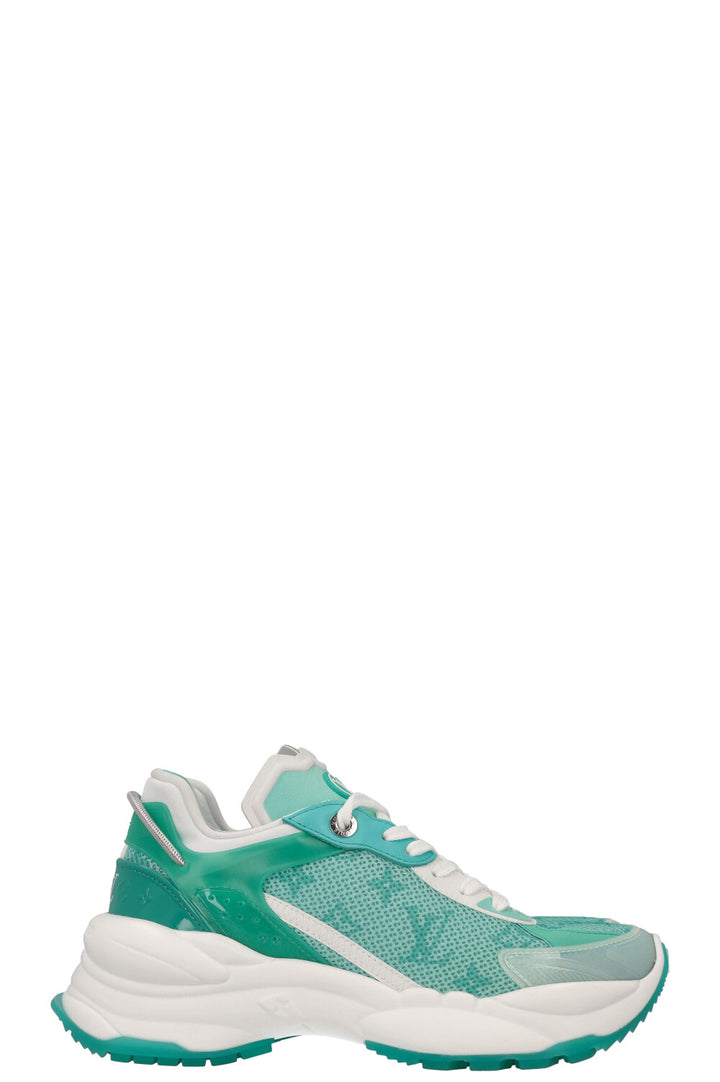 LOUIS VUITTON Run 55 Sneakers Turquoise