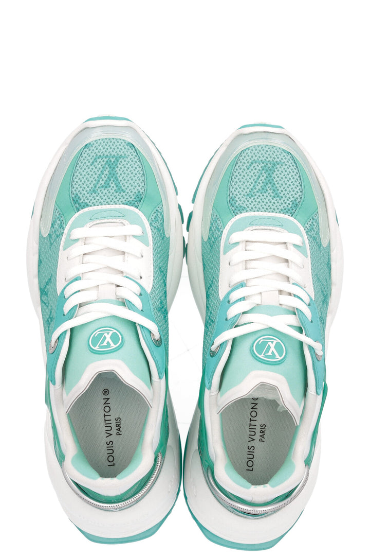 LOUIS VUITTON Run 55 Sneakers Turquoise