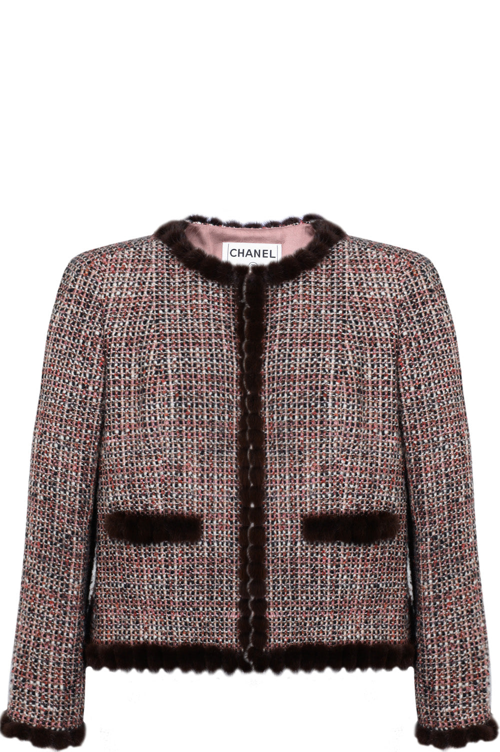 CHANEL  2003 Jacket Tweed and Fur