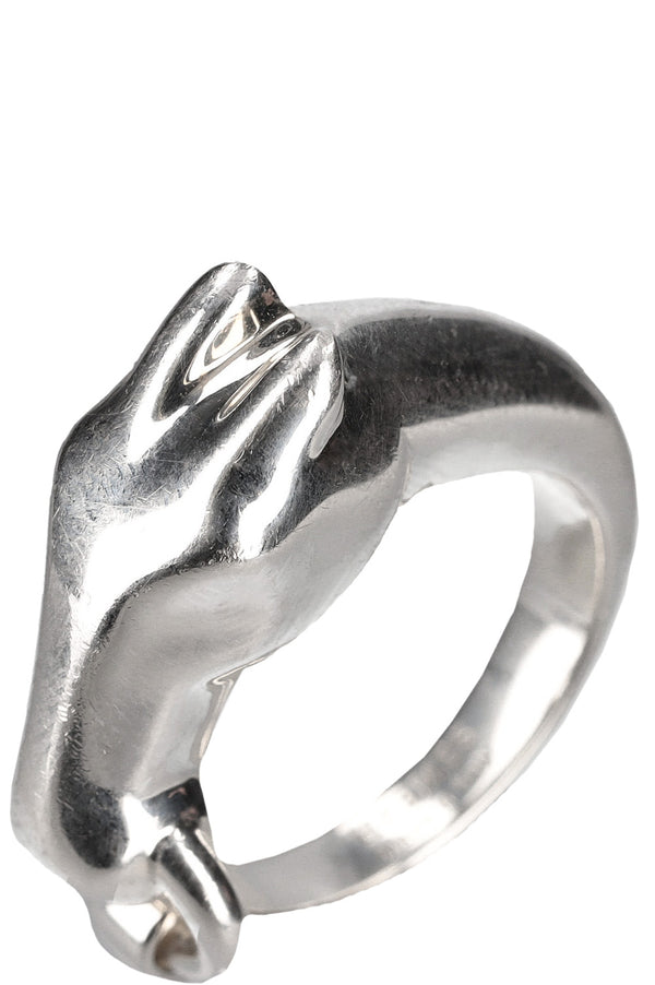 HERMÈS Bague Galop PM Argent
