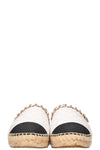 CHANEL Chain Espadrilles White