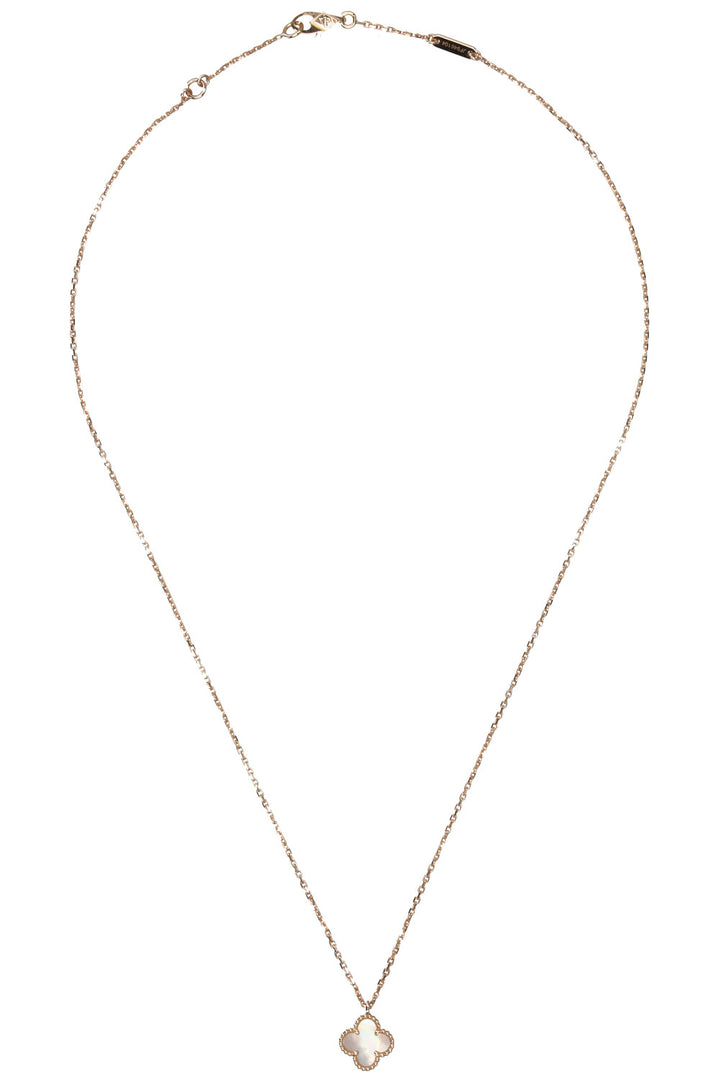 VAN CLEEF&ARPLES Alhambra Necklace Mother of Pearl