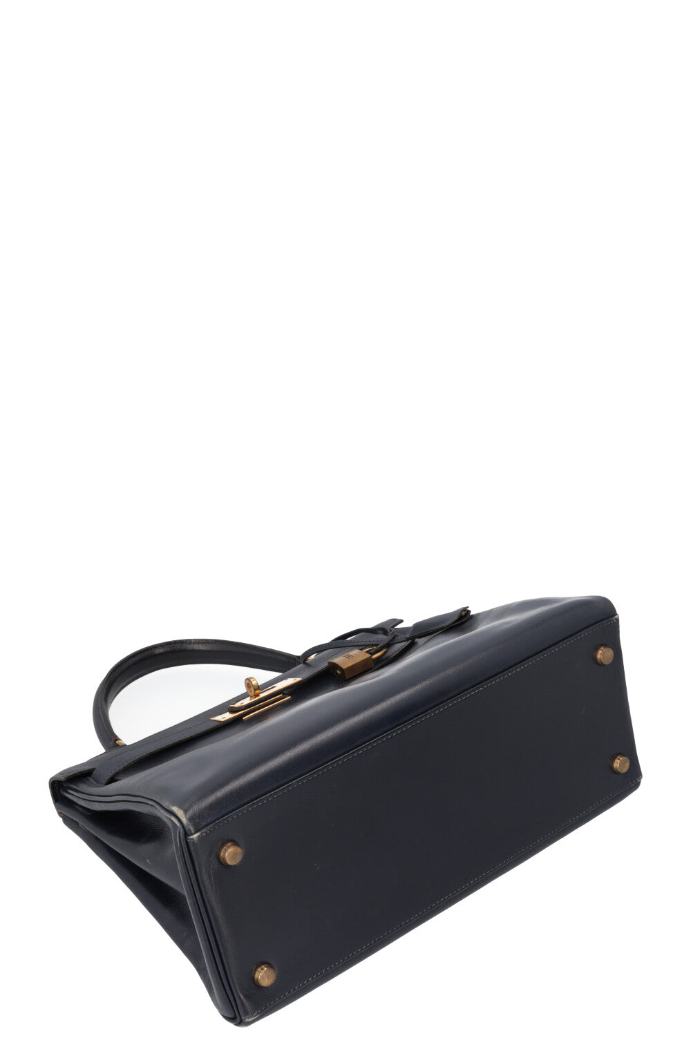 HERMÈS Kelly 28 Box Bleu