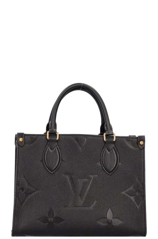 LOUIS VUITTON OnTheGo Pm Empreinte Black