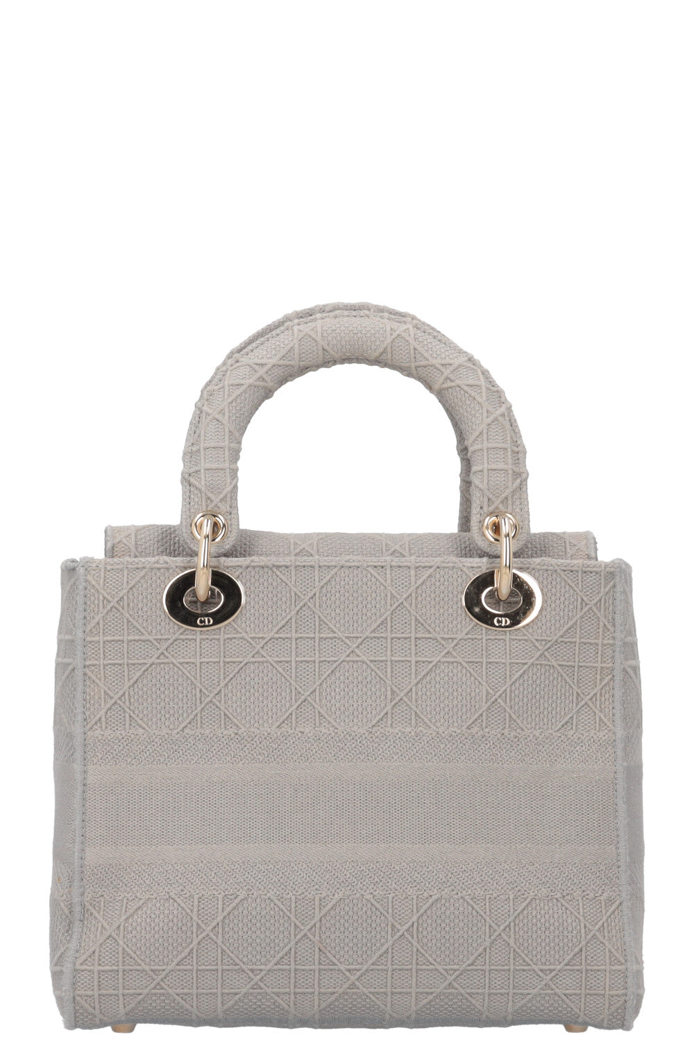 CHRISTIAN DIOR Lady D-Lite Bag Medium Grey