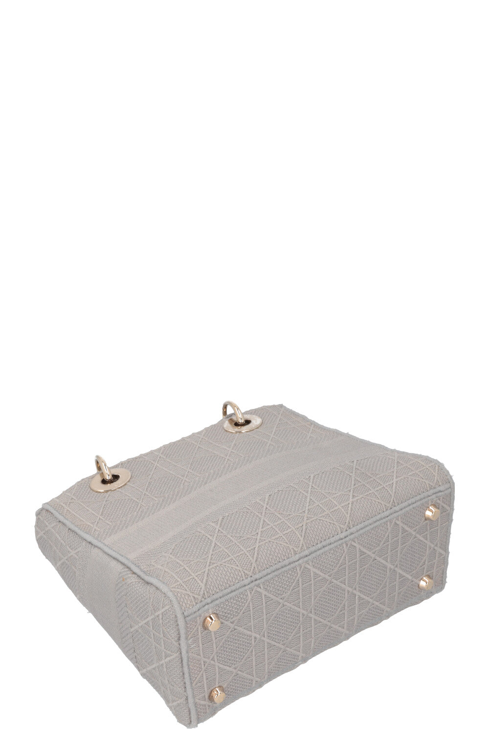 CHRISTIAN DIOR Lady D-Lite Bag Medium Grey