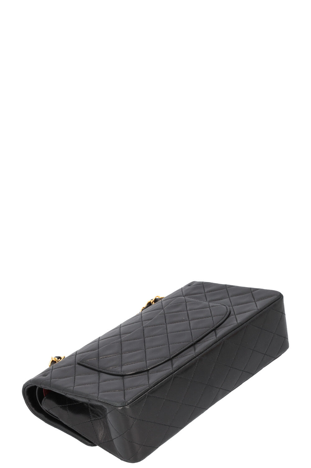 CHANEL Vintage Double Flap Bag Medium Black