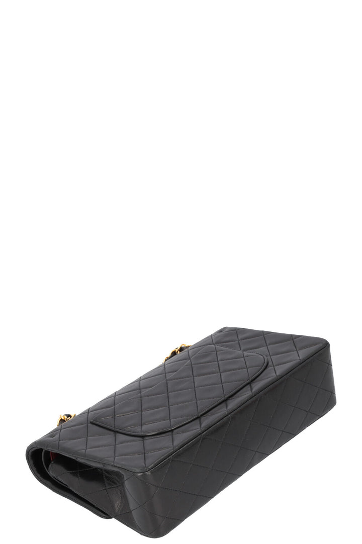 CHANEL Vintage Double Flap Bag Medium Black