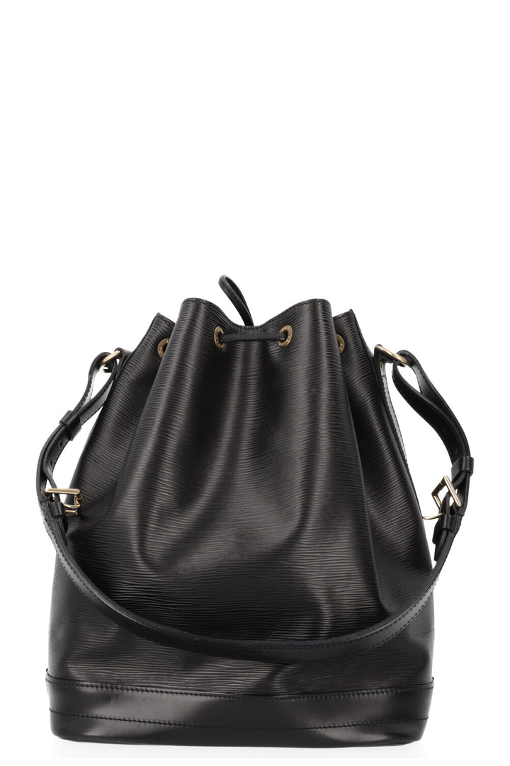 LOUIS VUITTON Grand Sac Noe Epi Leather Black