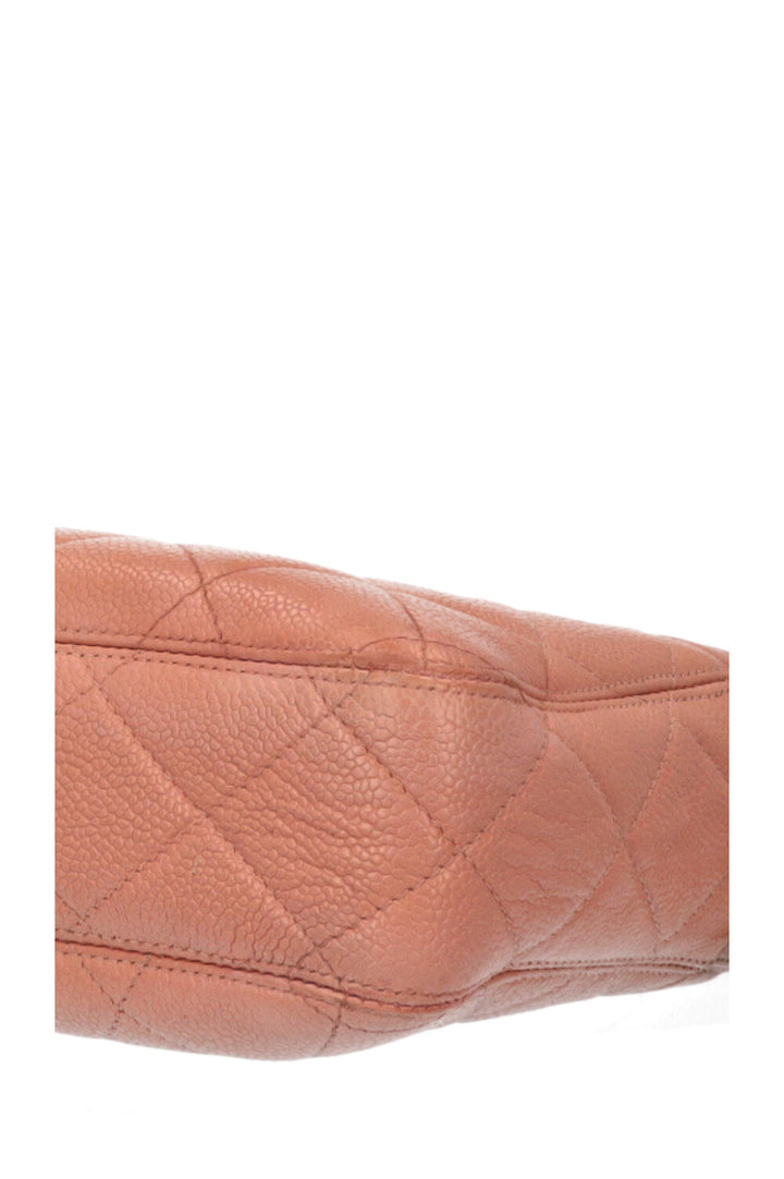 CHANEL CC Logo Bag Leather Rosa