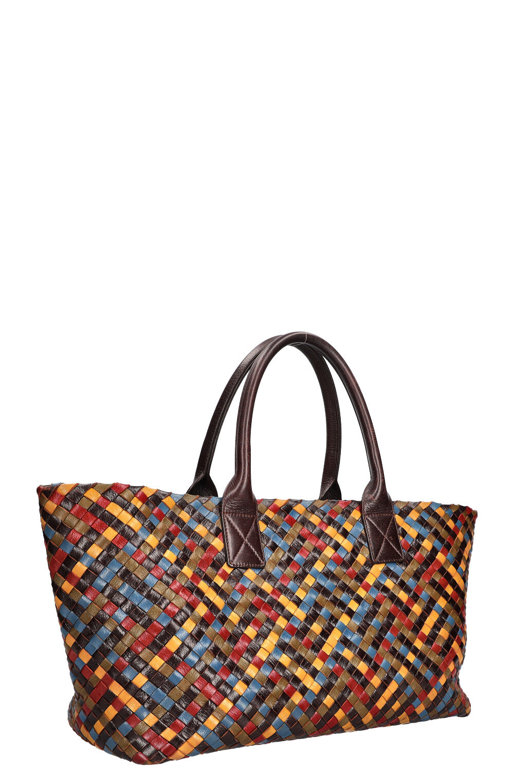 BOTTEGA VENETA Medium Cabat Tote Intrecciato Multicolor