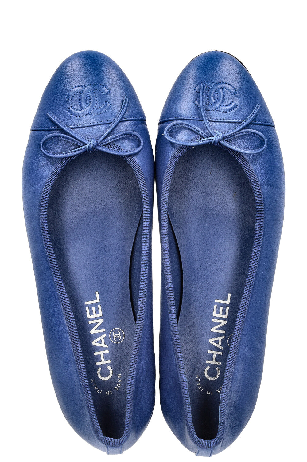 CHANEL Ballerina Flats Blue
