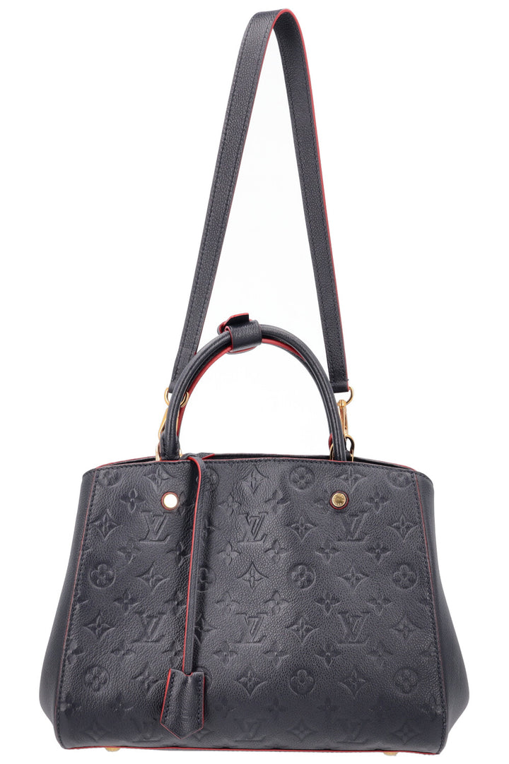 LOUIS VUITTON Montaigne BB Bag Navy 