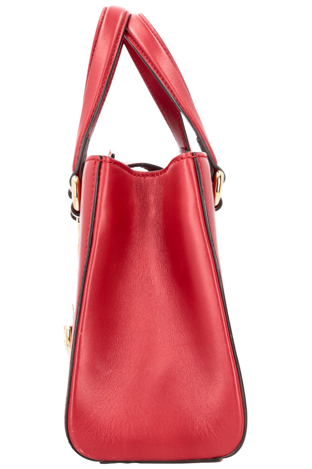 GUCCI Sylvie Chain Tote Bag Red