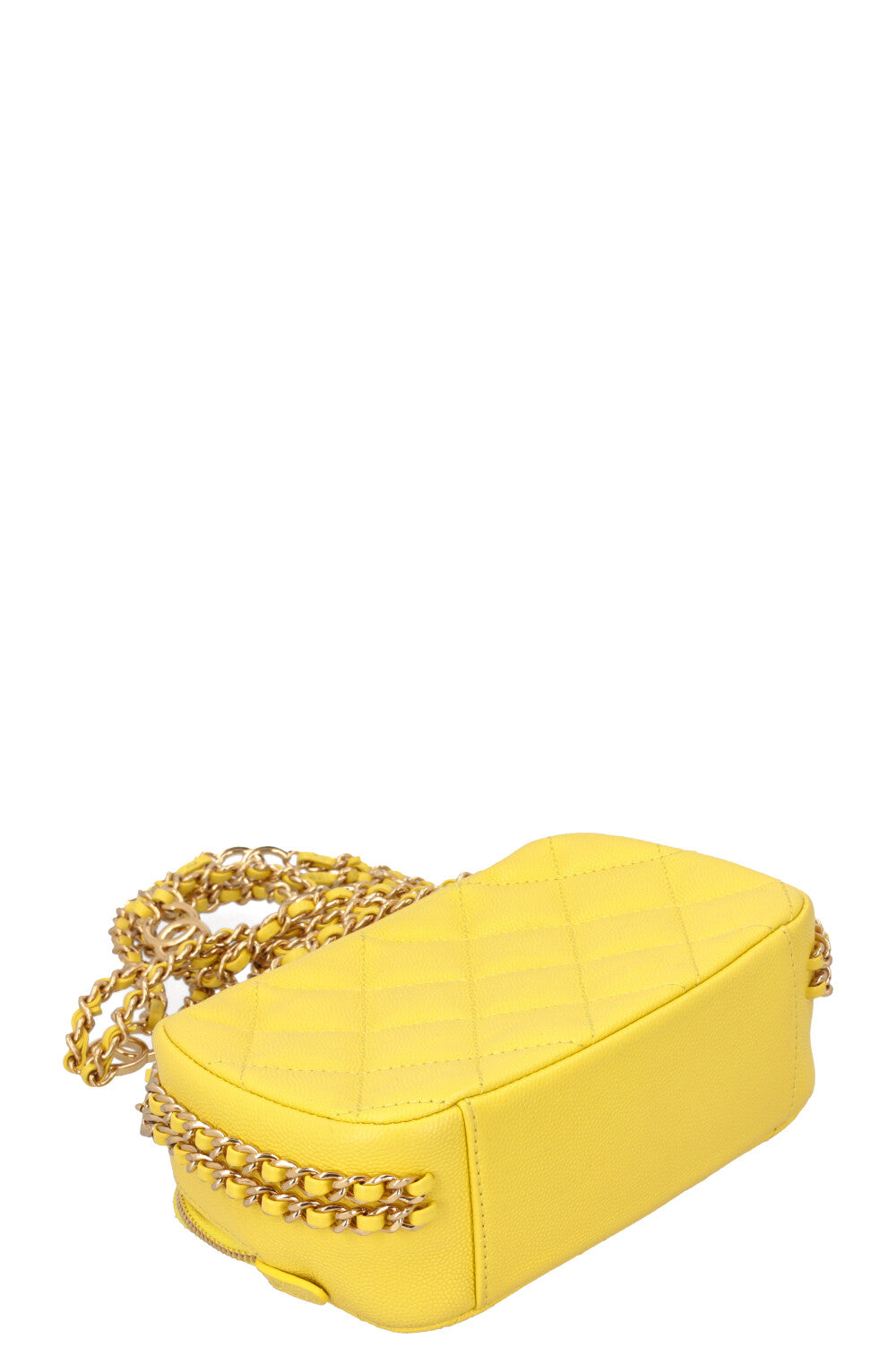 CHANEL Sac bandoulière Caviar Jaune – REAWAKE - Main Image