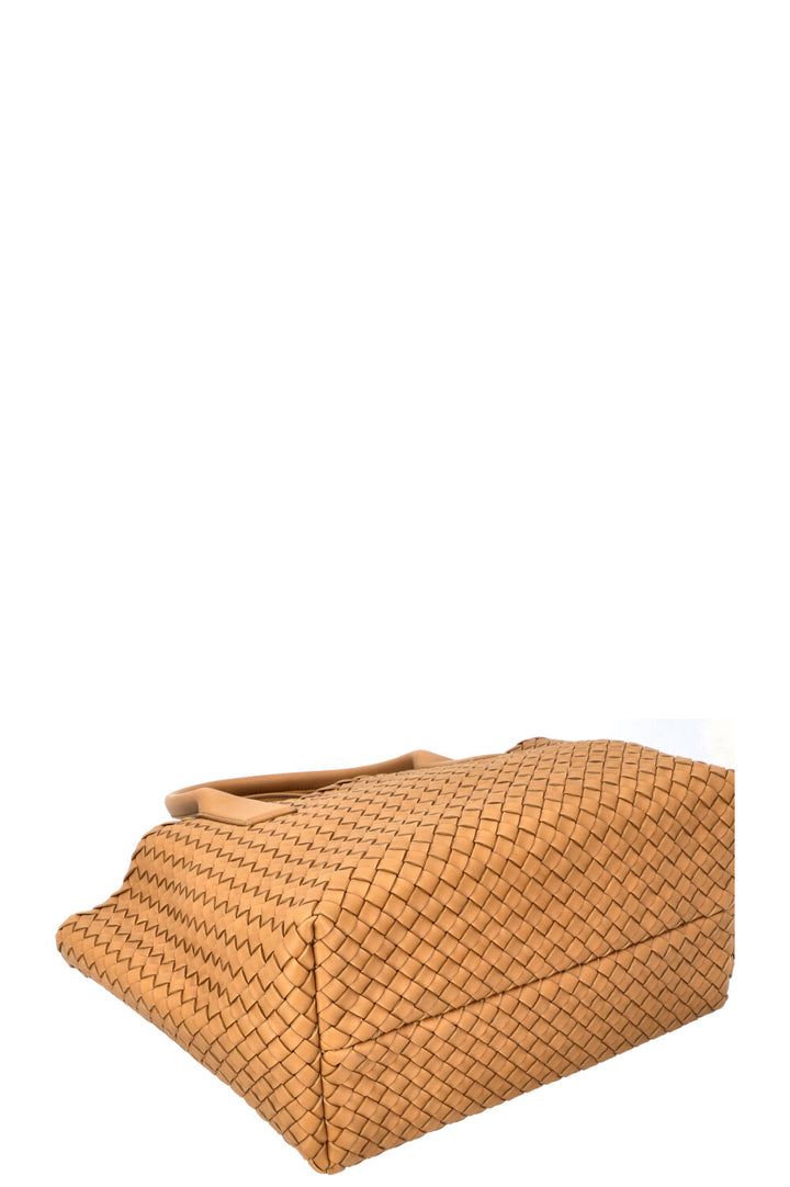 BOTTEGA VENETA Cabat Tote Small Intrecciato Bag Brown