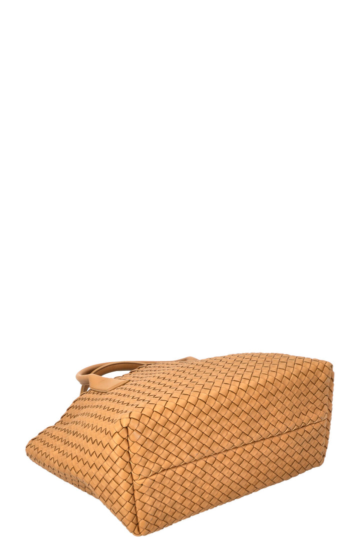 BOTTEGA VENETA Cabat Tote Small Intrecciato Bag Brown