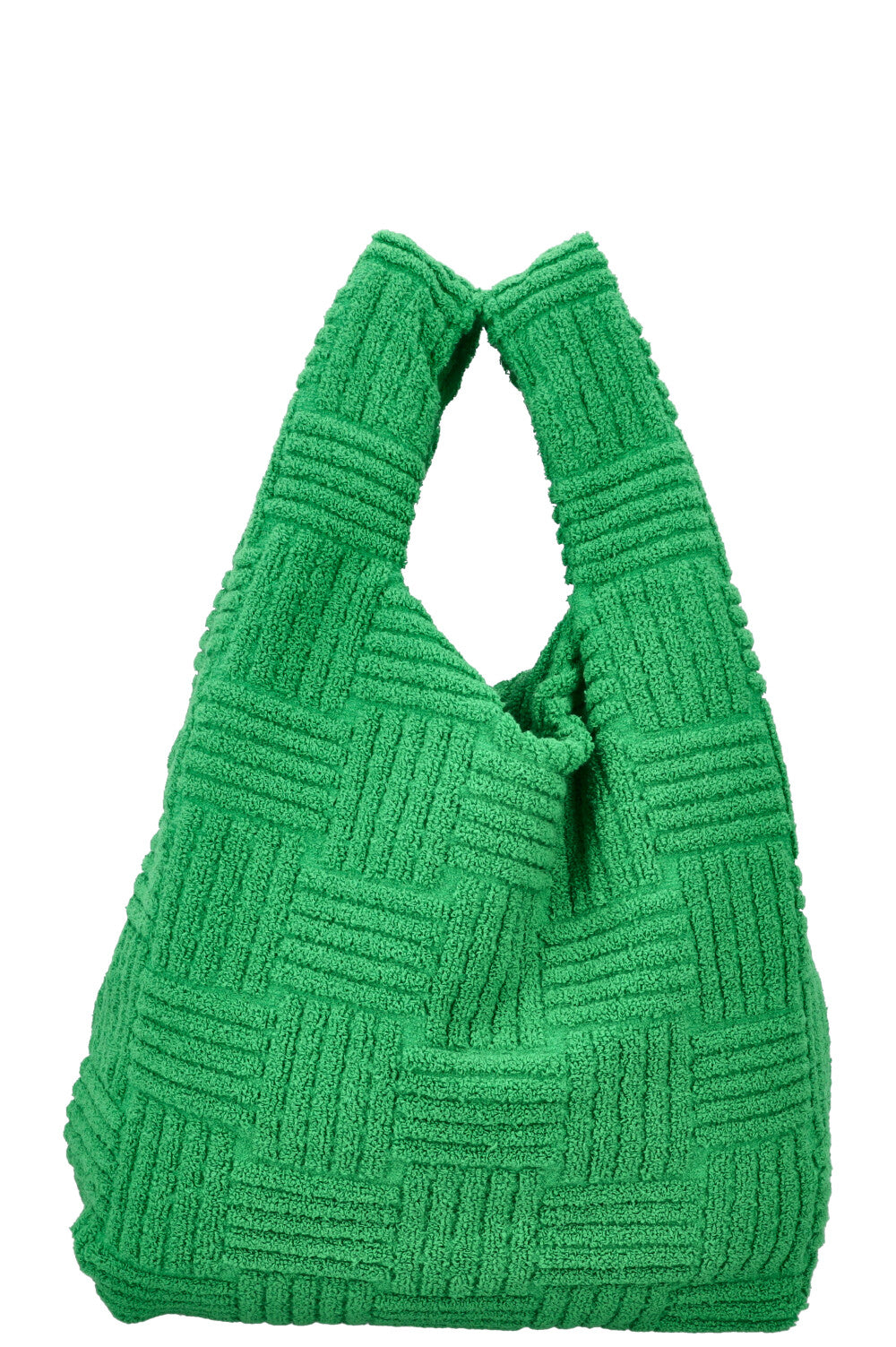 BOTTEGA VENETA Terry Cloth Tote Bag Parakeet